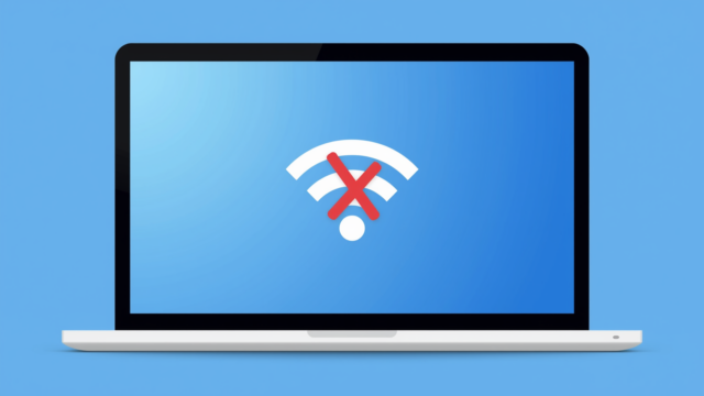 Windows11でWiFiが表示されず困っているイメージ
