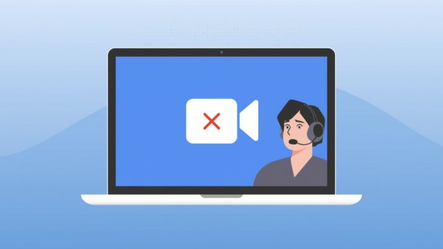 Windows11でZoomのカメラが映らないイメージ
